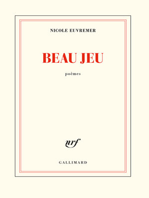 cover image of Beau jeu